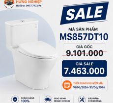 Bồn cầu 1 khối TOTO MS857DT10 nắp êm