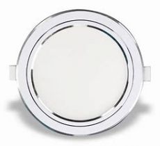 Đèn LED Slim Downlight HERA SERIES viền bạc 9w/220v