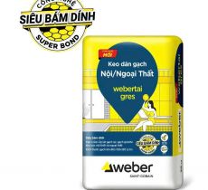 Keo dán gạch Weber Tai Gres cho hồ bơi và gạch đá kích thước lớn