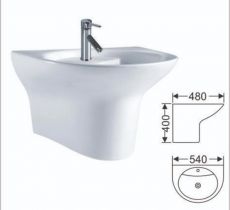 Lavabo treo tường liền khối Việt Mỹ 0505