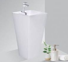 Lavabo trụ đứng liền khối EVE-L6003