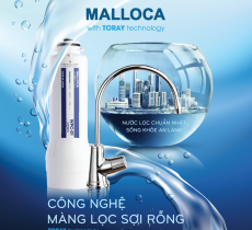 Máy lọc nước Malloca tặng nồi chiên không dầu