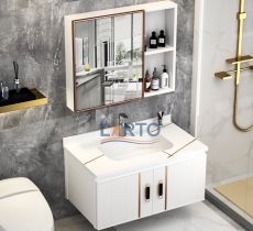 Tủ lavabo nhôm Larto 9005