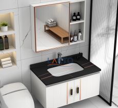 Tủ lavabo nhôm Larto 9008