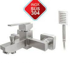 Vòi sen nóng lạnh vuông inox 304 SHN001