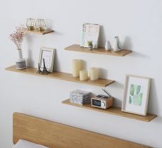 Combo 3 kệ treo tường gỗ 30,50,60cm